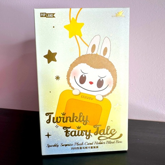 POP LAND Other - Labubu The Monsters Twinkly Fairy Tale Plush Card Holder Pop Land Exclusive